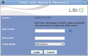 how to use lsi megaraid storage manager linux